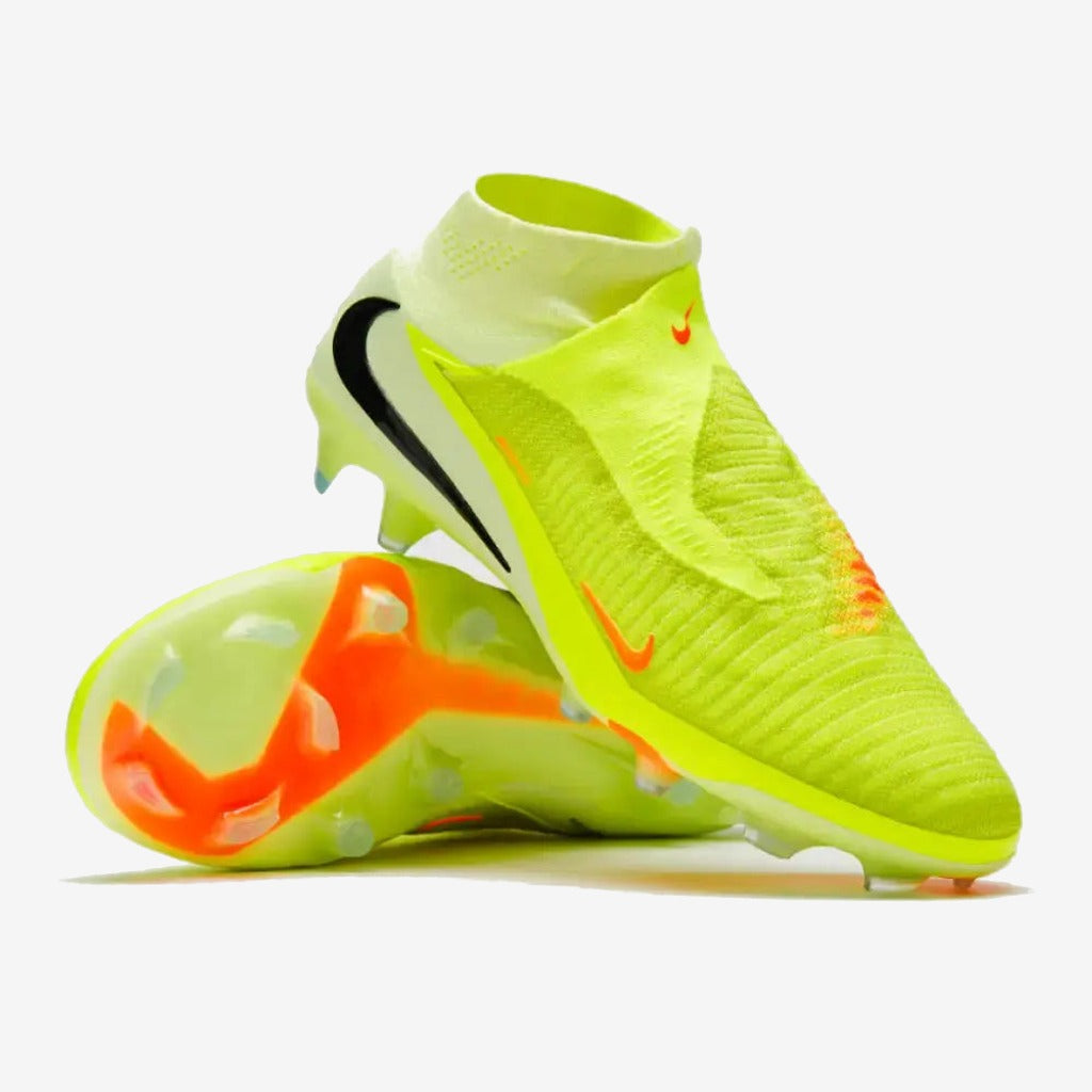 Nike PHANTOM 6 ELITE HIGH CUT FG MAX VOLTAGE - JAUNE/LIMELIGHT/BLACK/HYPER CRIMSON