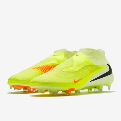 Nike PHANTOM 6 ELITE HIGH CUT FG MAX VOLTAGE - JAUNE/LIMELIGHT/BLACK/HYPER CRIMSON