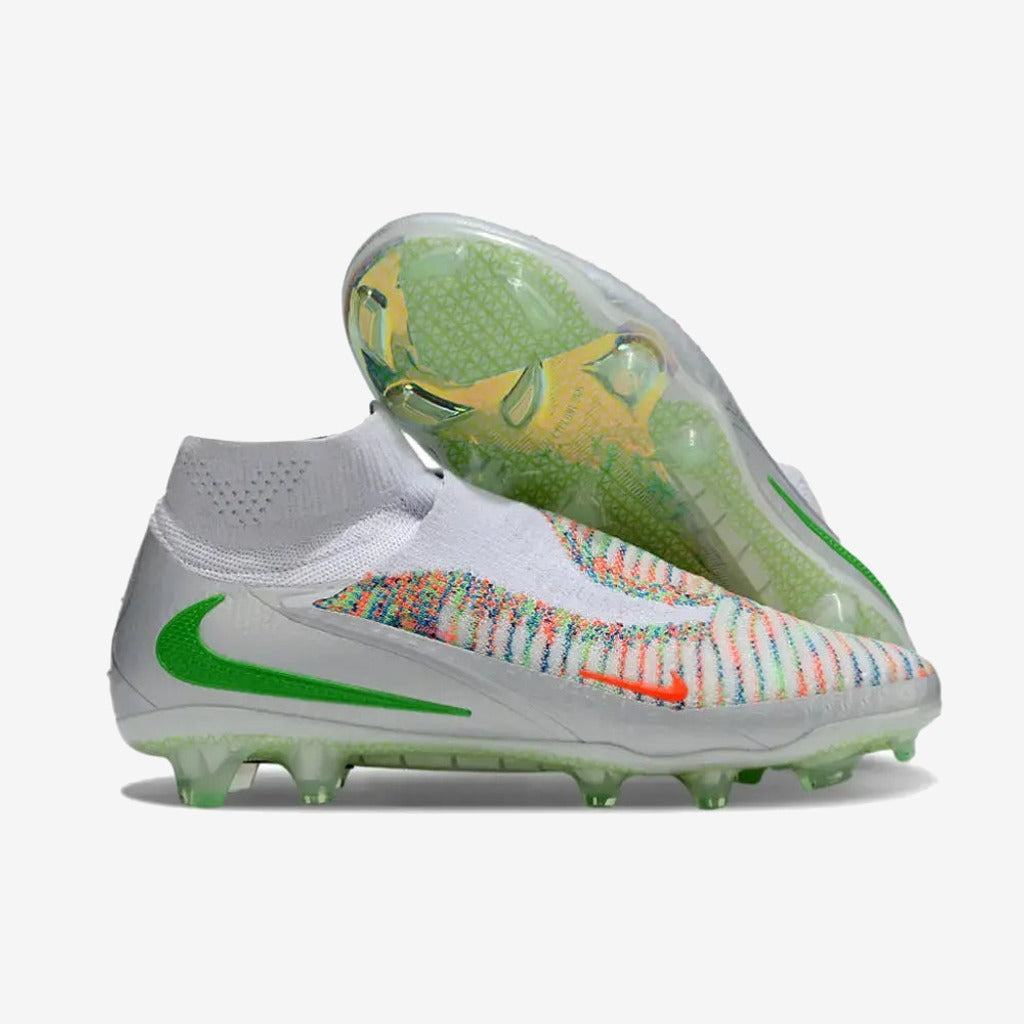Nike PHANTOM 6 ELITE HIGH CUT FG x EA SPORTS - Gris/Vert/Multicouleur