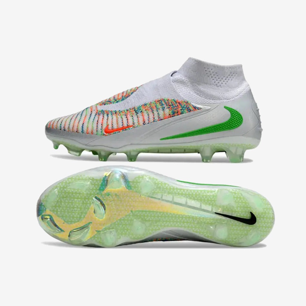 Nike PHANTOM 6 ELITE HIGH CUT FG x EA SPORTS - Gris/Vert/Multicouleur