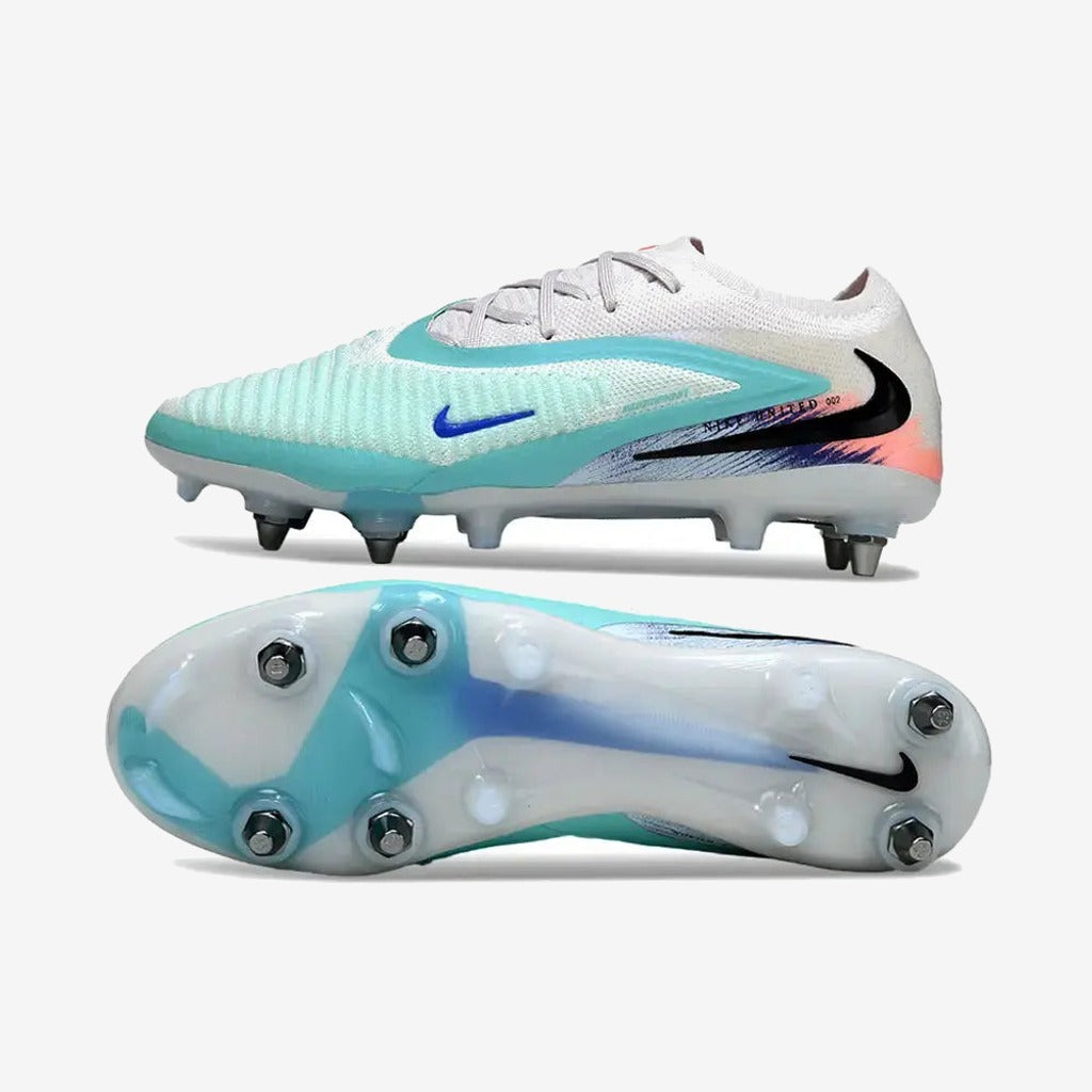 Nike Phantom 6 Elite SG Low Cut United Pack 002 - Blanc/Turquoise/Violet