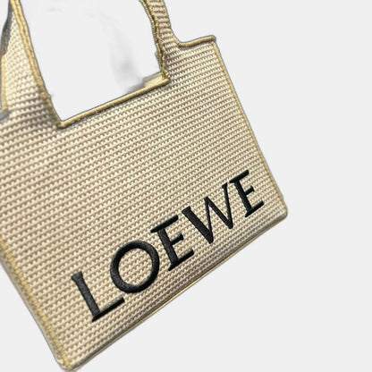 LOEWE - Font Tote Petit en raphia