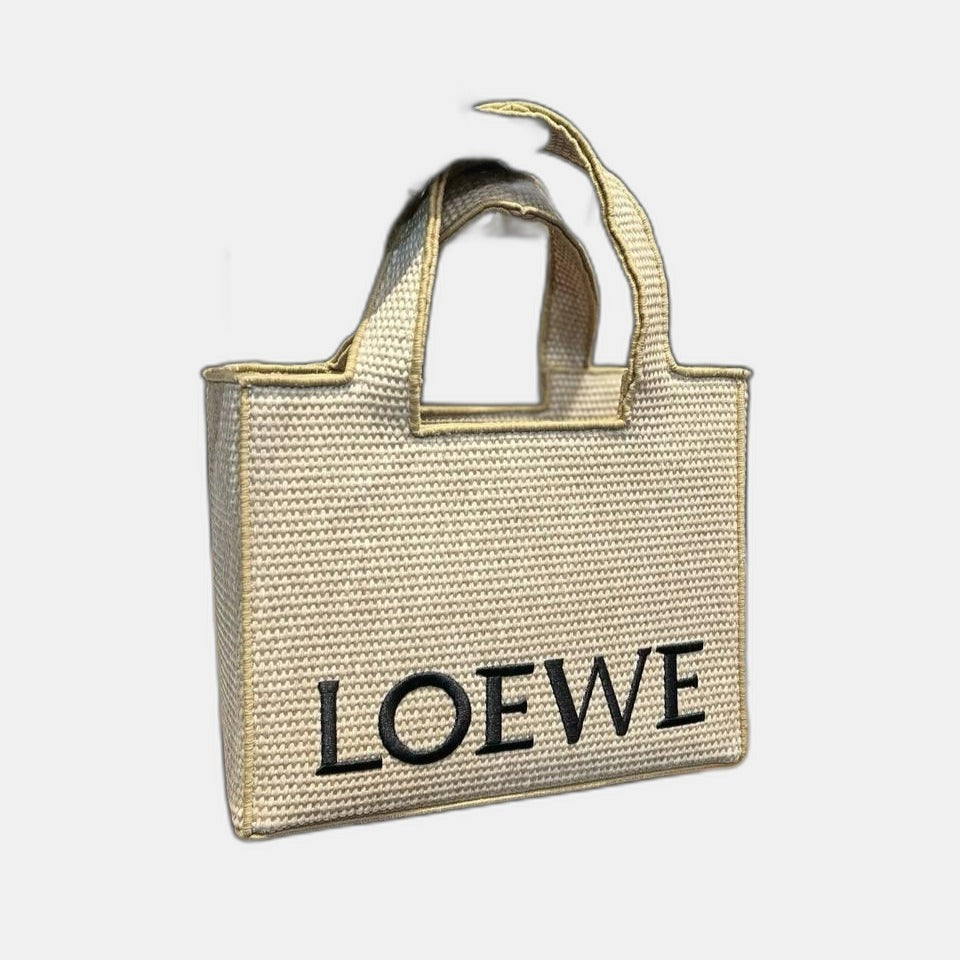 LOEWE - Font Tote Petit en raphia