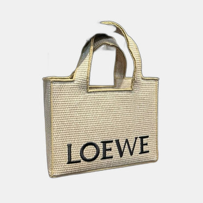 LOEWE - Font Tote Petit en raphia