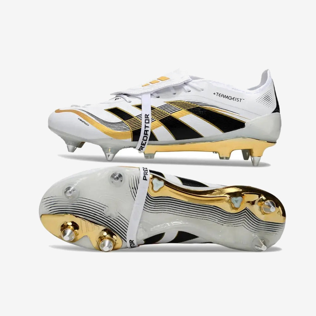 Adidas Predator 25 Elite Fold-over Tongue SG +Teamgeist Blanc OR SG