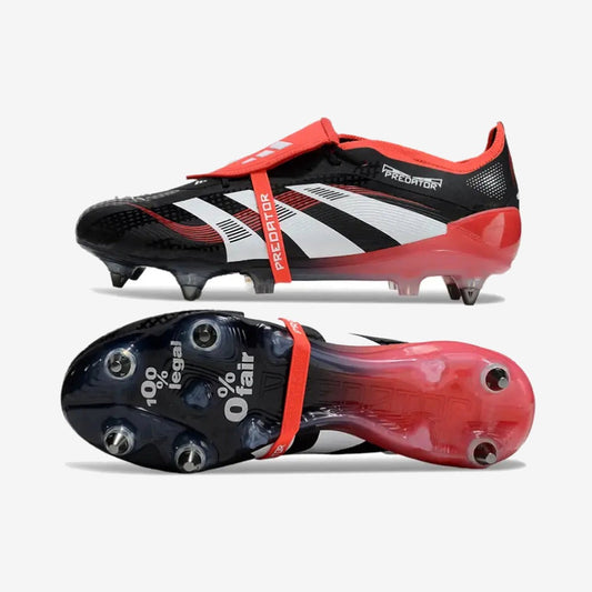 Adidas Predator 25 Fold-over Tongue SG Moments - Noir/Blanc/Rouge ÉDITION LIMITÉE