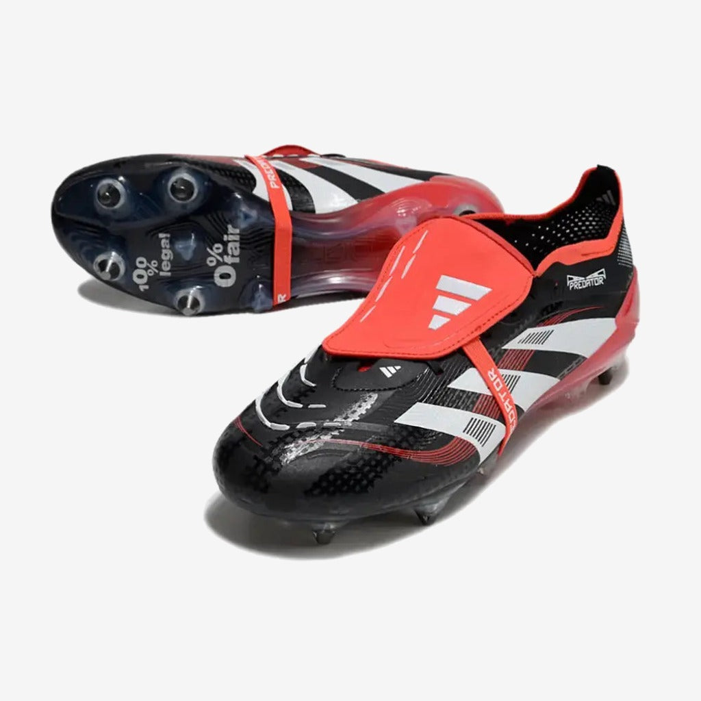 Adidas Predator 25 Fold-over Tongue SG Moments - Noir/Blanc/Rouge ÉDITION LIMITÉE