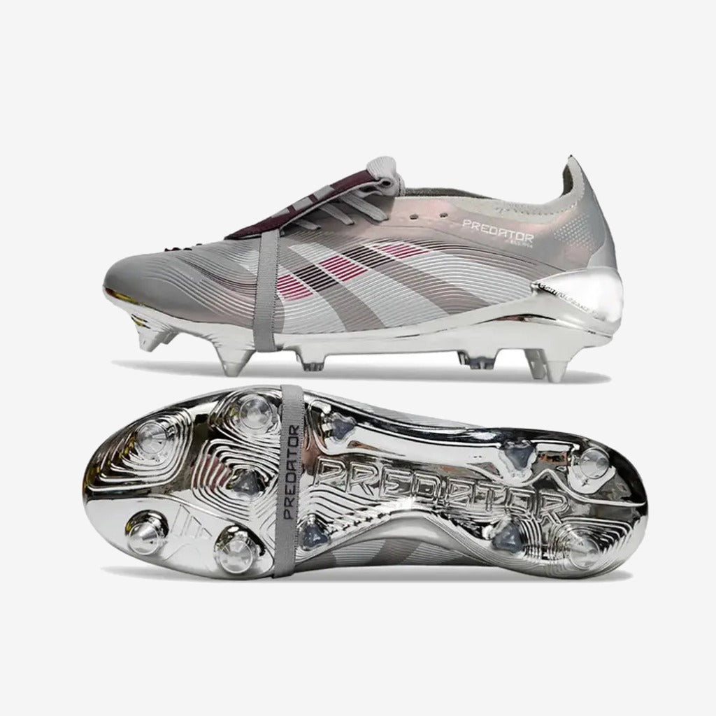 Adidas Predator 25 Tongue SG Bellingham - Argent/Bordeaux