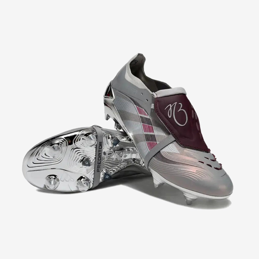Adidas Predator 25 Tongue SG Bellingham - Argent/Bordeaux