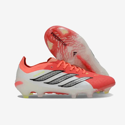 Adidas PREDATOR 26 ELITE LACETS FG BORN FOR GOALS - LUCID RED/NOIR/BLANC
