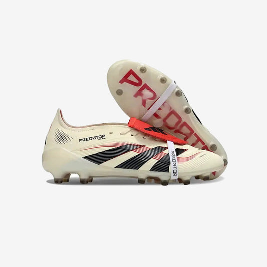 Adidas Predator Elite Fold-over Tongue AG Champagne - Blanc/Noir/Pure Ruby