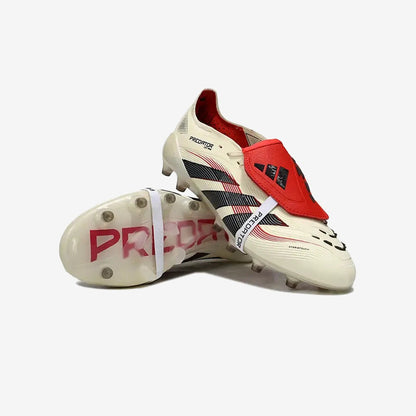 Adidas Predator Elite Fold-over Tongue AG Champagne - Blanc/Noir/Pure Ruby