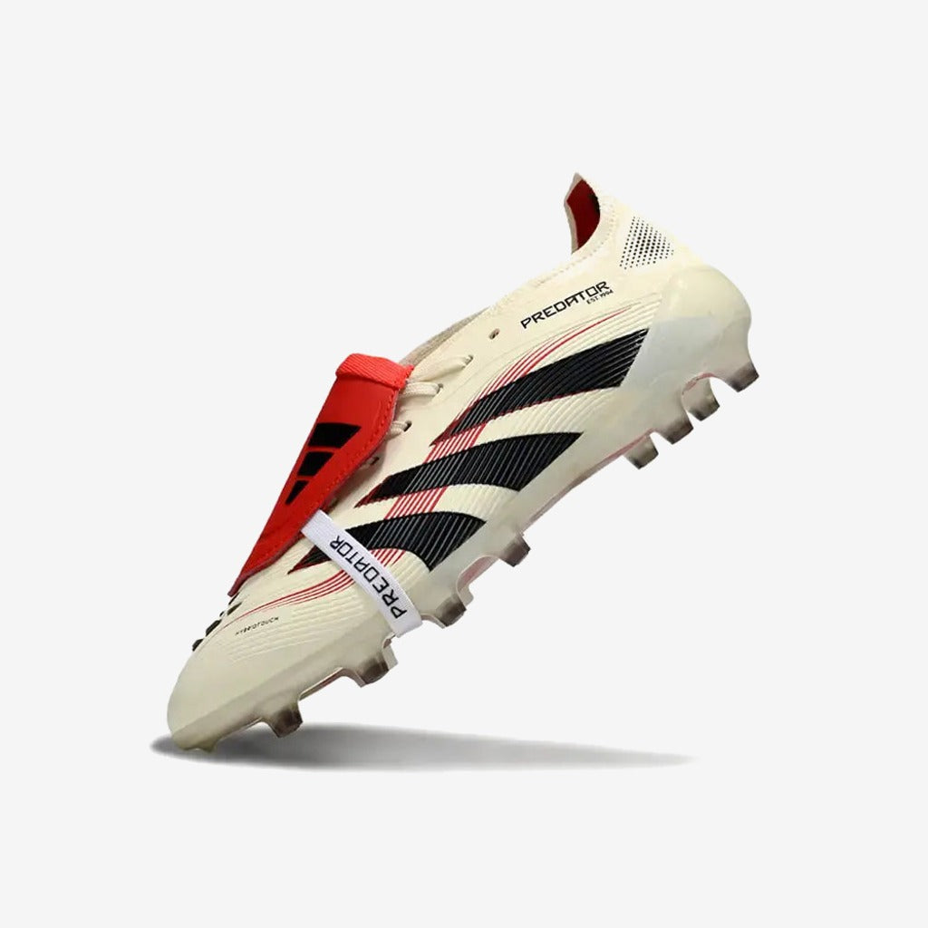 Adidas Predator Elite Fold-over Tongue AG Champagne - Blanc/Noir/Pure Ruby