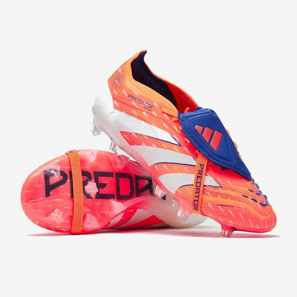 Adidas Predator Elite Fold-over Tongue FG Coral Blaze - Coral/Blanc/Orange