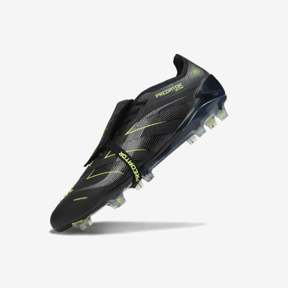 Adidas Predator Elite Fold-over Tongue FG - Electric Stealth - Noir/Vert Fluo