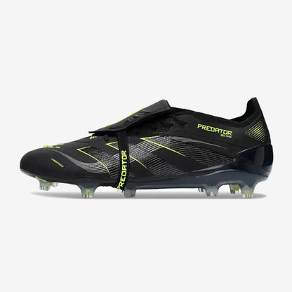 Adidas Predator Elite Fold-over Tongue FG - Electric Stealth - Noir/Vert Fluo
