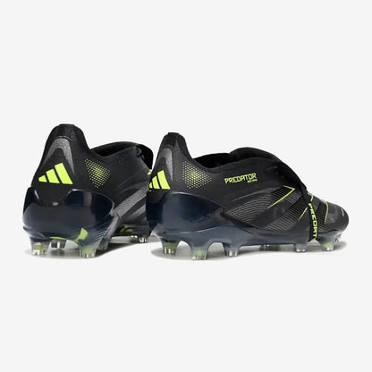 Adidas Predator Elite Fold-over Tongue FG - Electric Stealth - Noir/Vert Fluo