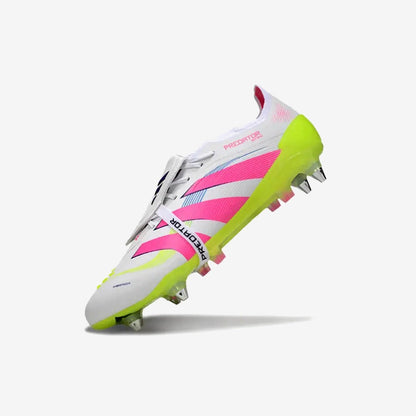 Adidas PREDATOR ELITE FOLD-OVER TONGUE SG CELESTIAL VICTORY - BLANC/ROSE/VERT