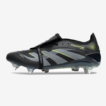 Adidas Predator Elite Fold-over Tongue SG - Electric Stealth - Noir/Vert Fluo SG