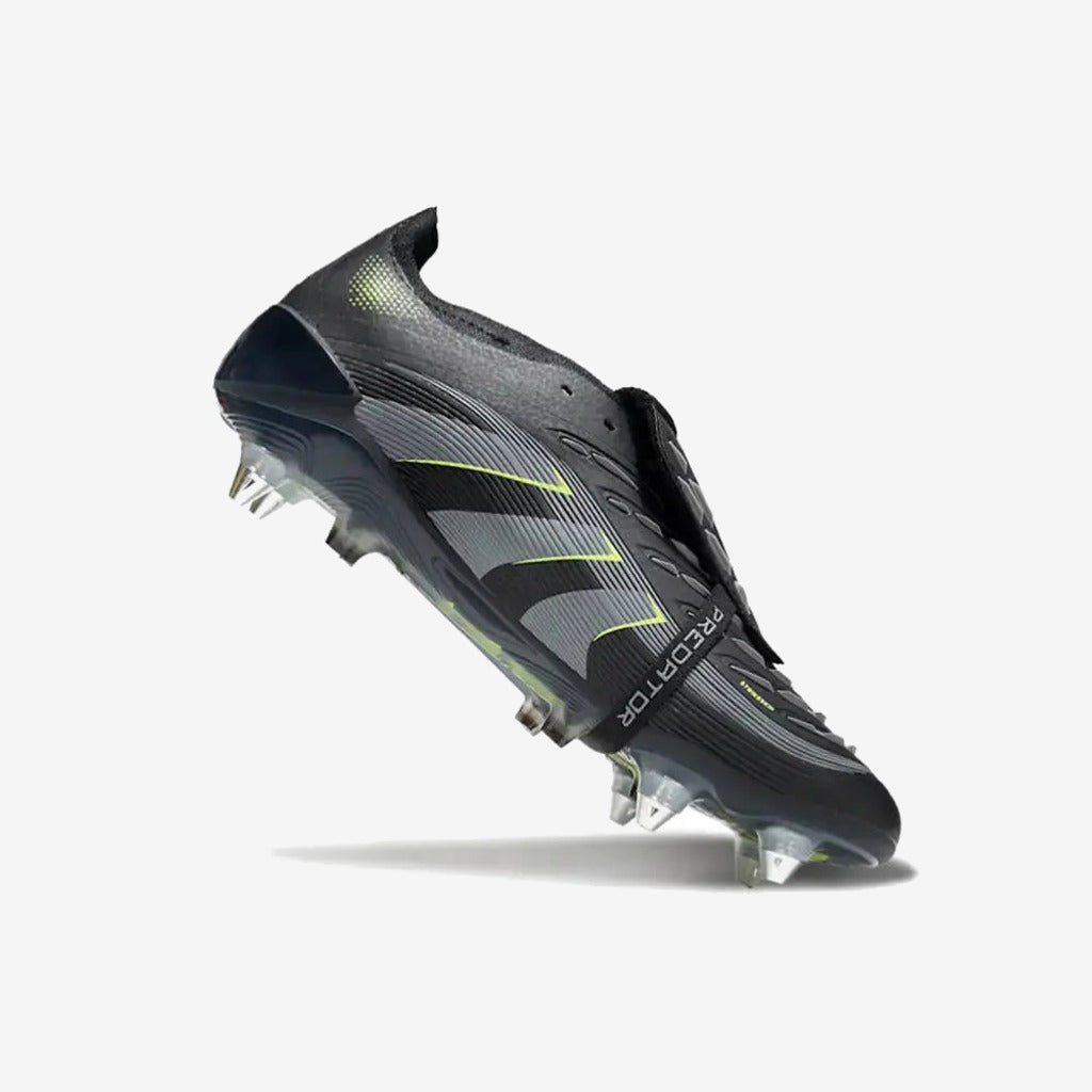 Adidas Predator Elite Fold-over Tongue SG - Electric Stealth - Noir/Vert Fluo SG
