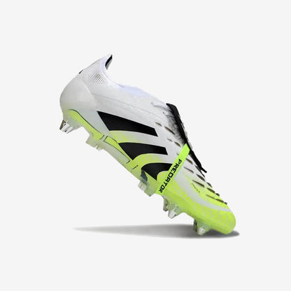 Adidas Predator Elite Fold-over Tongue SG - Radiant Blaze - Blanc/Noir/Fluo SG