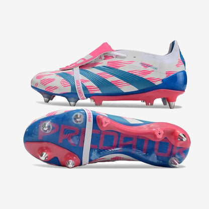 Adidas Predator Elite Fold-over Tongue SG Reemergence - Blanc/Bleu/Rose