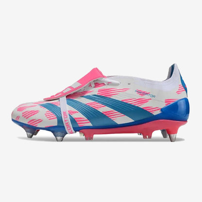 Adidas Predator Elite Fold-over Tongue SG Reemergence - Blanc/Bleu/Rose