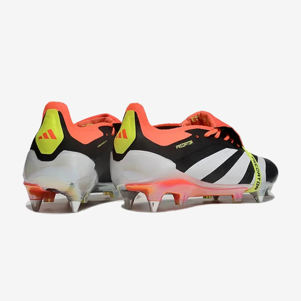 Adidas Predator Elite Fold-over Tongue SG Solar Energy - Noir/Blanc/Rouge