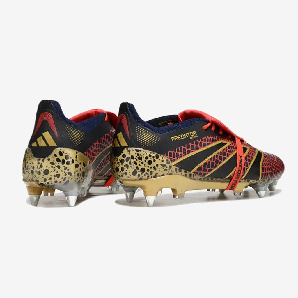 Adidas Predator Elite Fold-over Tongue SG Year of the Snake - Lucid Red/Doré/Noir ÉDITION LIMITÉE