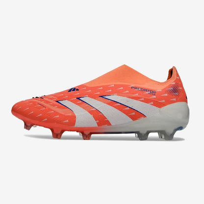 Adidas PREDATOR ELITE LACELESS FG CORAL BLAZE - CORAL/BLANC/BEAM ORANGE