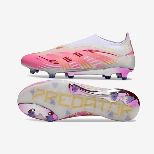 Adidas Predator Elite Laceless FG - Rose/Blanc/Or