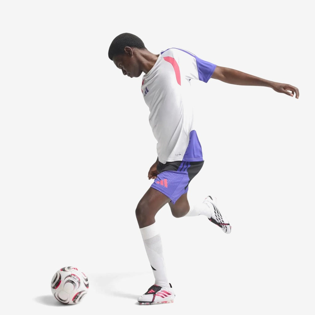 Adidas Predator Elite Tongue FG Control or Chaos - Blanc/Solar Turbo