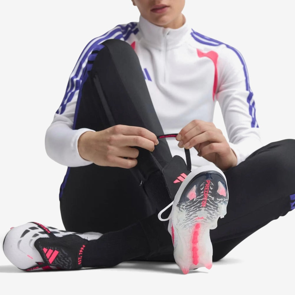 Adidas Predator Elite Tongue FG Control or Chaos - Blanc/Solar Turbo