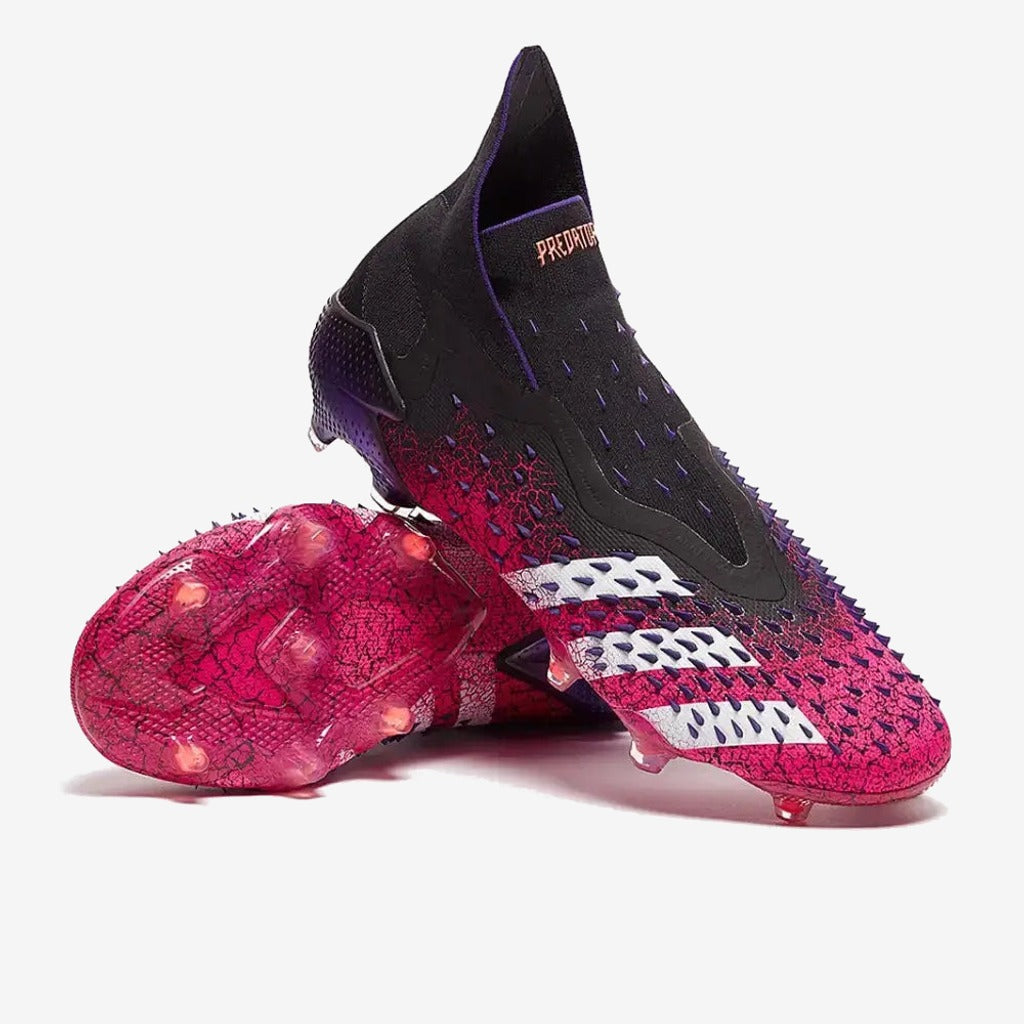 Adidas PREDATOR FREAK + FG/AG SUPERSPECTRAL - NOIR/BLANC/ROSE