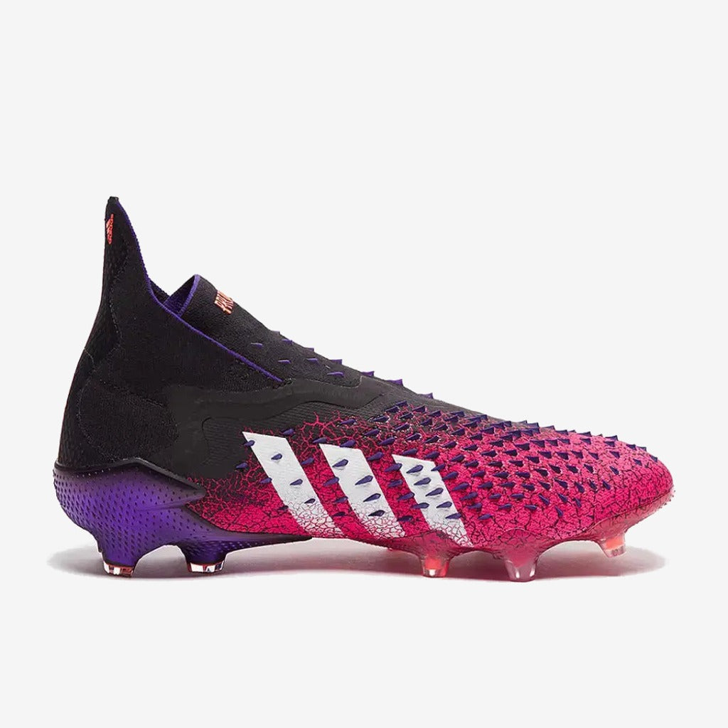 Adidas PREDATOR FREAK + FG/AG SUPERSPECTRAL - NOIR/BLANC/ROSE