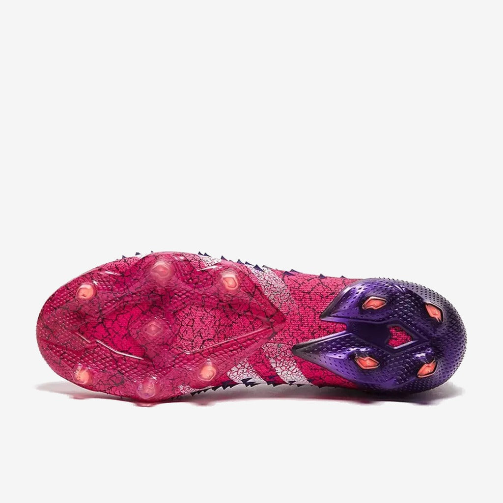 Adidas PREDATOR FREAK + FG/AG SUPERSPECTRAL - NOIR/BLANC/ROSE