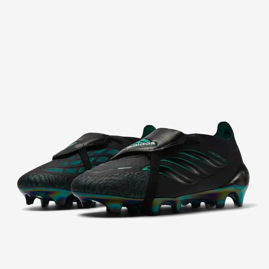 Adidas Predator Tongue FG - Noir/Vert Equipment