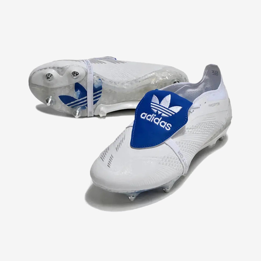 Adidas Predator Elite x Beckham Elite Tongue SG - Blanc/Bleu