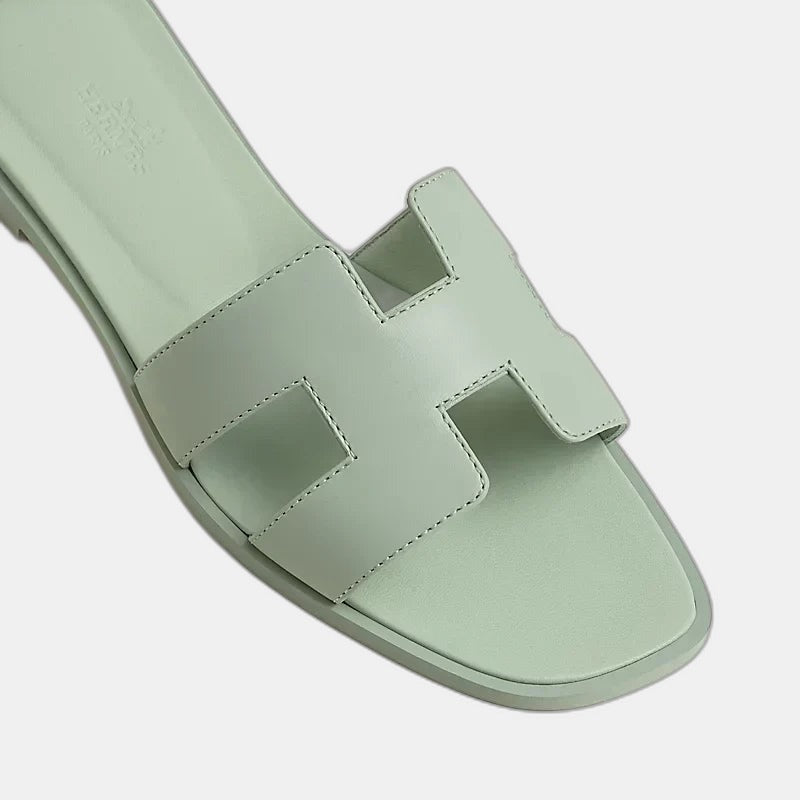 Hermes - Claquettes Vert d'eau