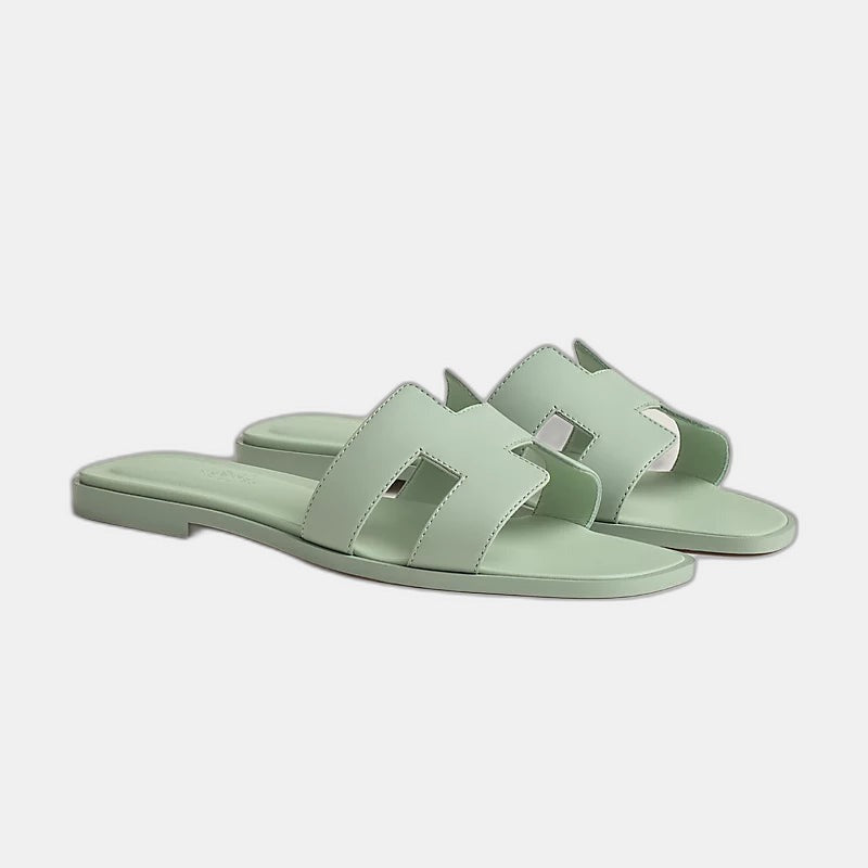 Hermes - Claquettes Vert d'eau