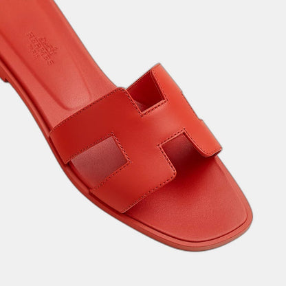 Hermes - Claquettes Orange capucine