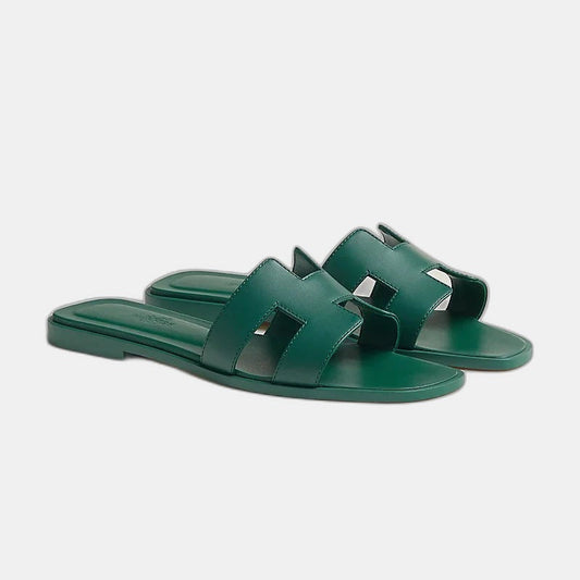Hermes - Claquettes Vert viride