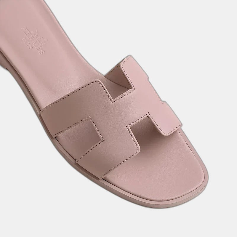 Hermes - Claquettes Rose Cancan