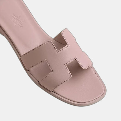 Hermes - Claquettes Rose Cancan