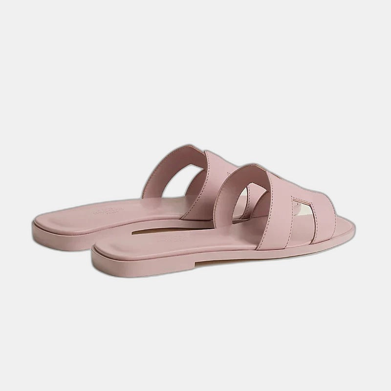 Hermes - Claquettes Rose Cancan