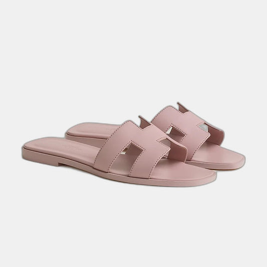 Hermes - Claquettes Rose Cancan