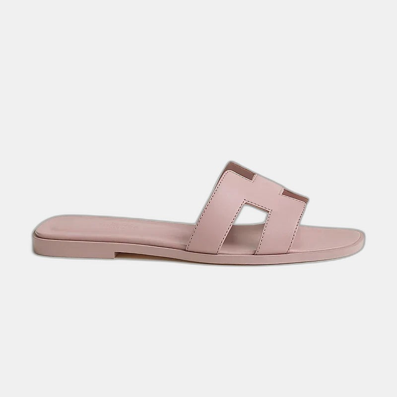 Hermes - Claquettes Rose Cancan