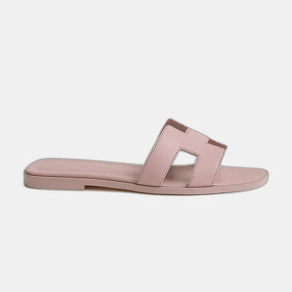 Hermes - Claquettes Rose Cancan