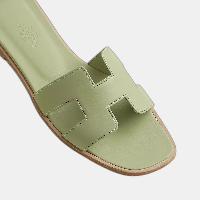 Hermes - Claquettes Vert de mer