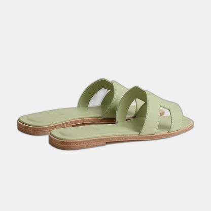 Hermes - Claquettes Vert de mer